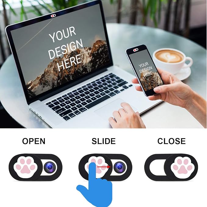 Webcam Cover 3 Pack Slide Ultra Thin Laptop Camera Cover - Image 4