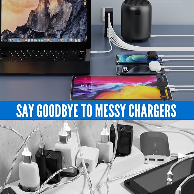 USB C Charger Block Charging Station 440W GAN3, 100W Laptop Charger Multi Port - Image 5