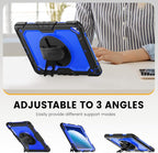 Timecity for iPad Air 3/ Pro 10.5 Inch Case, 360° Rotating Stand, Pencil Holder - Image 6