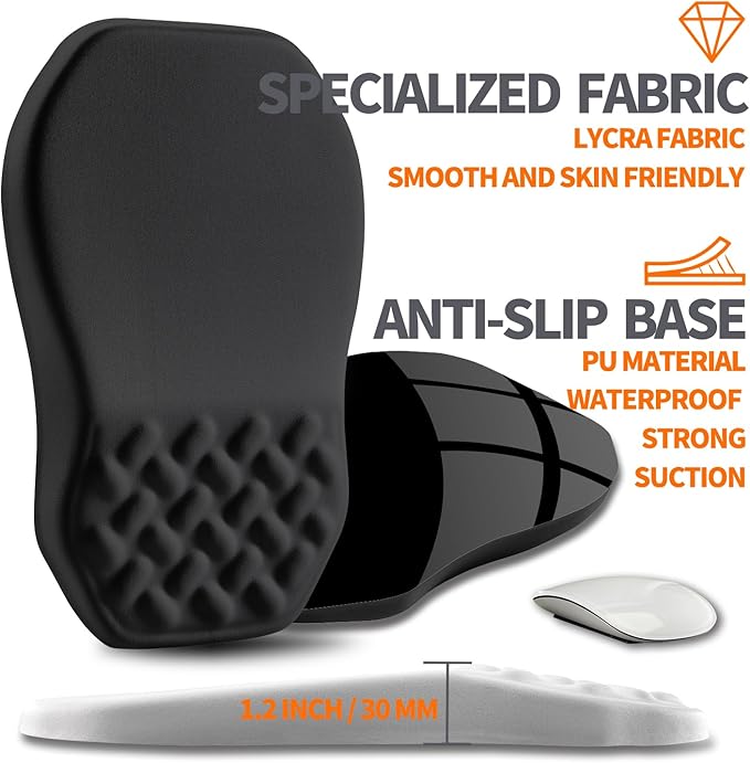 Ergonomic Slope Mouse Pad Wrist Support, Wrist Rest Mousepad - Image 6