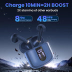 Wireless Earbuds, 48H Playback Ear Buds - Image 3