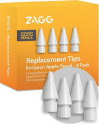 ZAGG Replacement Tips for Apple Pencil 1st Gen, 2nd Gen, & USB-C by ZAGG