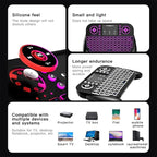 Mini Keyboard with Touchpad-2.4GHz & Bluetooth Dual-Mode, 7-Color Backlight - Image 2