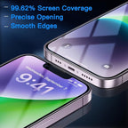 Uyiton Anti-Blue Light for iPhone 14 Screen Protector - Image 6
