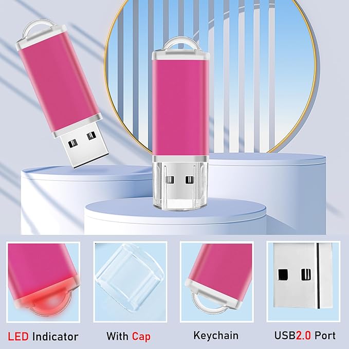 Thumb Drives 2GB USB Flash Drive 1 Pack Zip Drive USB 2.0 Jump Drive Memory - Image 4