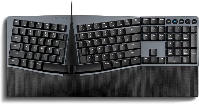 Perixx PERIBOARD-535BR Wired Ergonomic Mechanical Split Keyboard by PerixxComputerGmbH