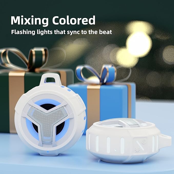 EBODA Bluetooth Shower Speaker, IPX7 Waterproof Portable Wireless Small Speakers - Image 5