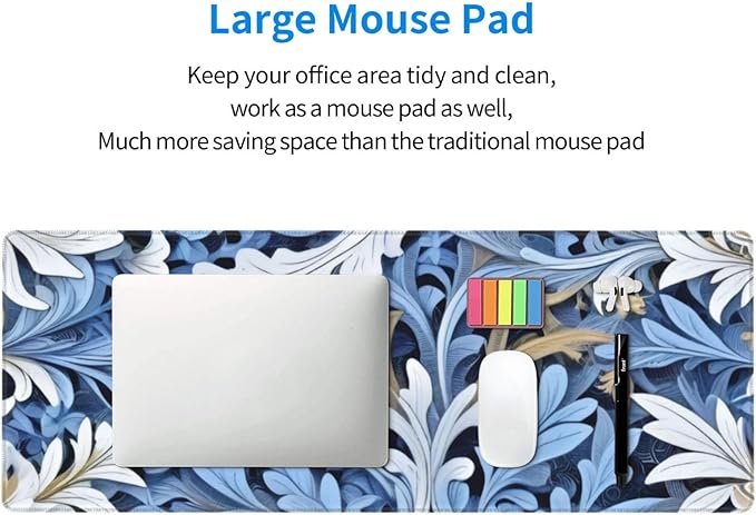 Gaming Mouse Pad, Large Non-Slip Rubber Base Mousepad, Keyboard Mouse Mat - Image 8
