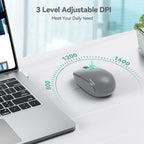 TECKNET Wireless Mouse, 2.4G Quiet Computer Mouse - Image 5