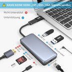 USB C Female to USB Male Adapter, 3.1 USB A to USB C Adapter, XAOSUN One-Sided - Image 4