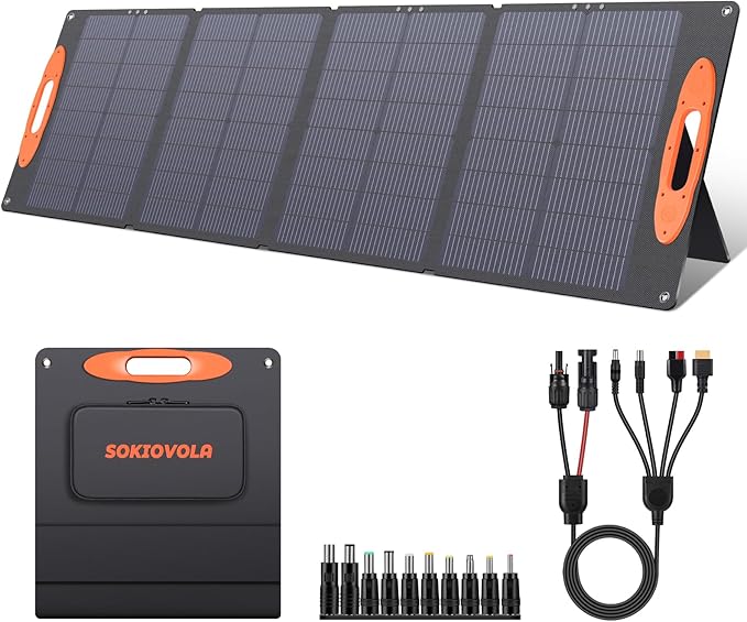 N-Type 16BB 120W Portable Solar Panel by SOKIOVOLA