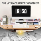 OPNICE Desk Organizers and Accessories, Dual Monitor Stand Riser - Image 6
