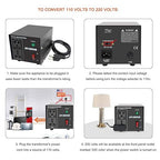 Yinleader Step Up & Step Down Voltage Transformer Power Converter - Image 2