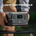 EF ECOFLOW Portable Power Station RIVER 2, 256Wh LiFePO4 Battery/ 1 Hour Fast - Image 8