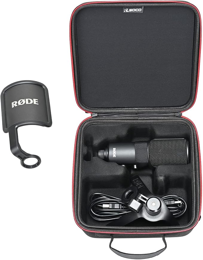 RLSOCO Carrying Case for RØDE NT-USB+ / NT-USB USB Condenser Microphone - Image 5