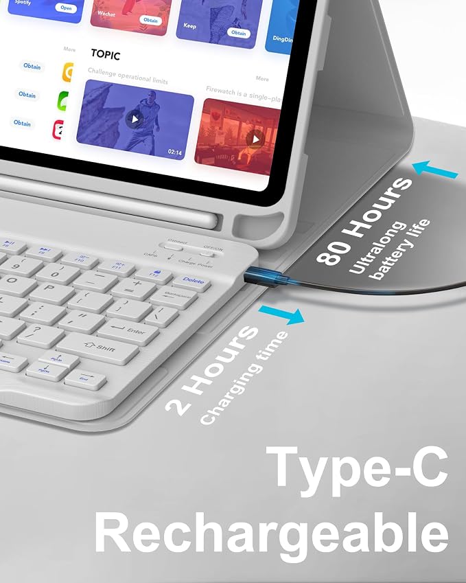 Keyboard Case for iPad 10th Generation 2022 10.9-inch - Image 5