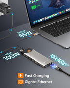 NOVOO USB C Docking Station Dual Monitor, 15 in 1 Laptop Docking Station 3 - Image 4