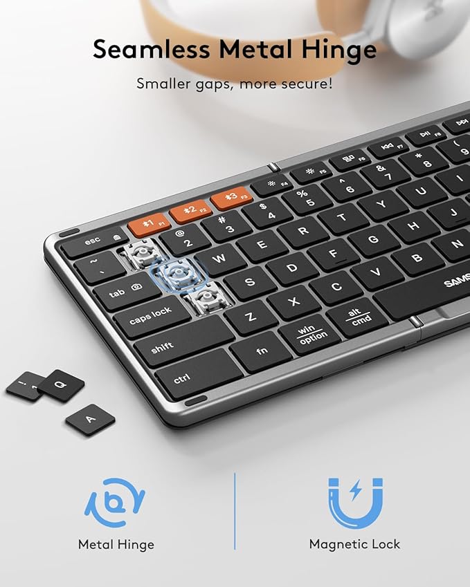 Samsers Foldable Bluetooth Keyboard - Image 5