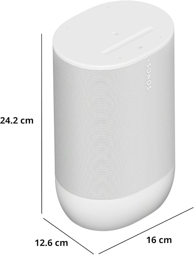 Sonos Move 2 - White - Wireless Portable Bluetooth Speaker - Image 3