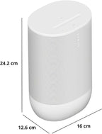 Sonos Move 2 - White - Wireless Portable Bluetooth Speaker - Image 3