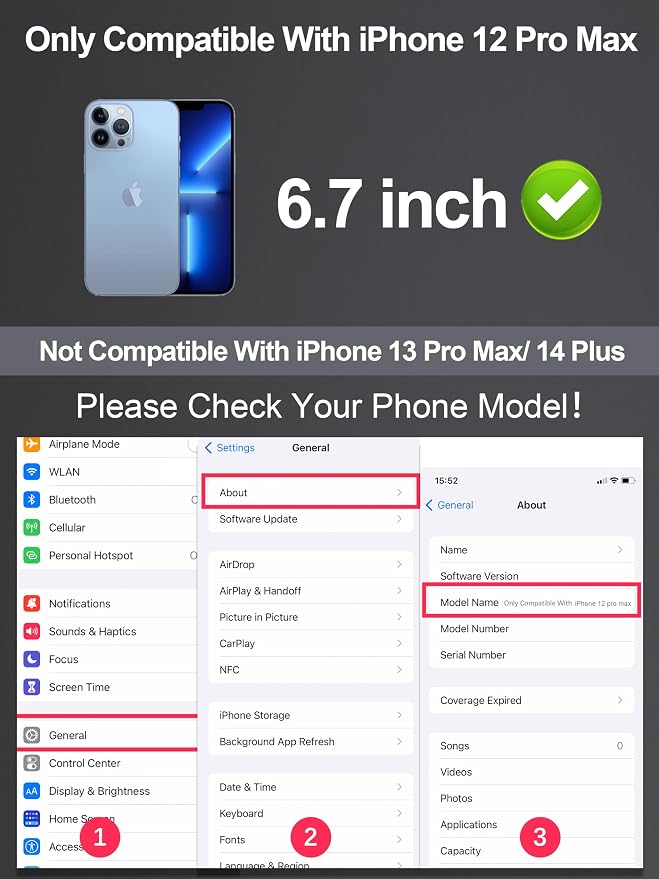2 Pack Matte Screen Protector for iPhone 12 Pro Max 6.7 inch, Anti Fingerprint - Image 2