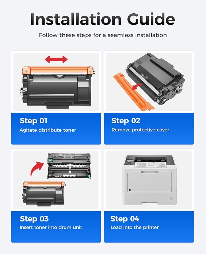 TN920XXL Black Toner Cartridge 2-Pack High Yield Compatible - Image 4