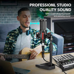XLR Podcast Microphone Professional Cardioid Condenser Microphone - Image 3