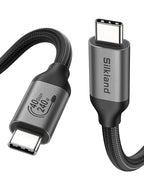 Silkland USB 4 Cable 6.6FT/2M for Thunderbolt 4, 40Gbps Data Transfer, by Silkland
