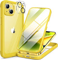 Miracase Glass Series for iPhone 14 Case 6.1 inch, Full-Body Protective Bumper by Miracase