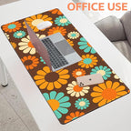 Mouse Pad Large Retro Flower Non-Slip Game Desk Mat - Image 5