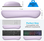Dapesuom Enlarge Keyboard Wrist Rest, Cute Memory Foam Keyboard Wrist Cushion - Image 6
