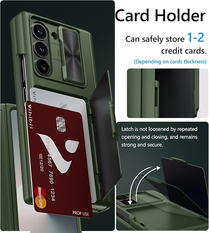 Vihibii for Samsung Galaxy Z Fold 6 Wallet Case - Image 3
