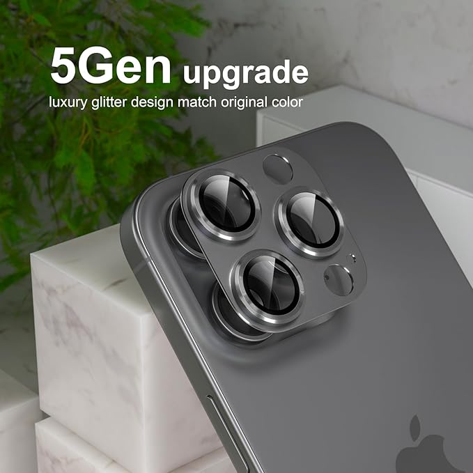 Choiche Compatible for iPhone 16 Pro/iPhone 16 Pro Max Camera Lens Protector - Image 7