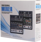 Dj Mixers, 4 Channel Audio Mixer, Sound Board - Image 5