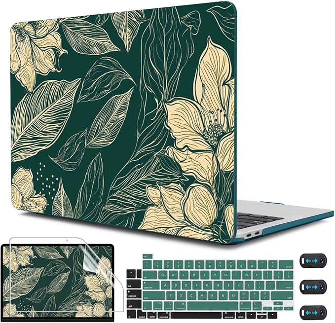 CISSOOK Compatible with MacBook Pro 13 inch Case 2025-2016 Release M2 M1 A2338 by CISSOOK