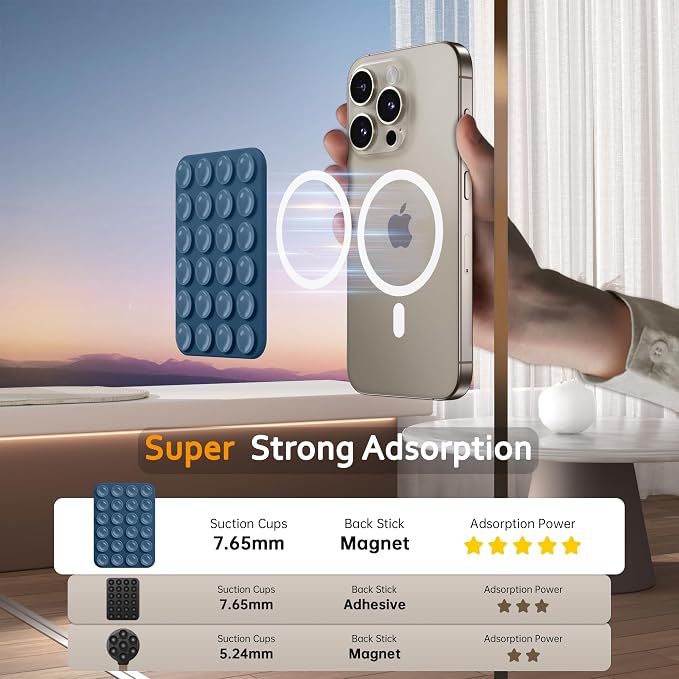 GONEZ Magnetic Suction Cup Phone Mount - Image 3