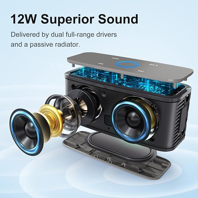 DOSS SoundBox Touch Wireless Bluetooth Speaker - Image 2