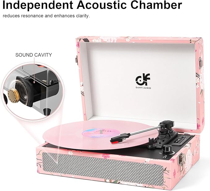 Vinyl Record Player Bluetooth - Image 10