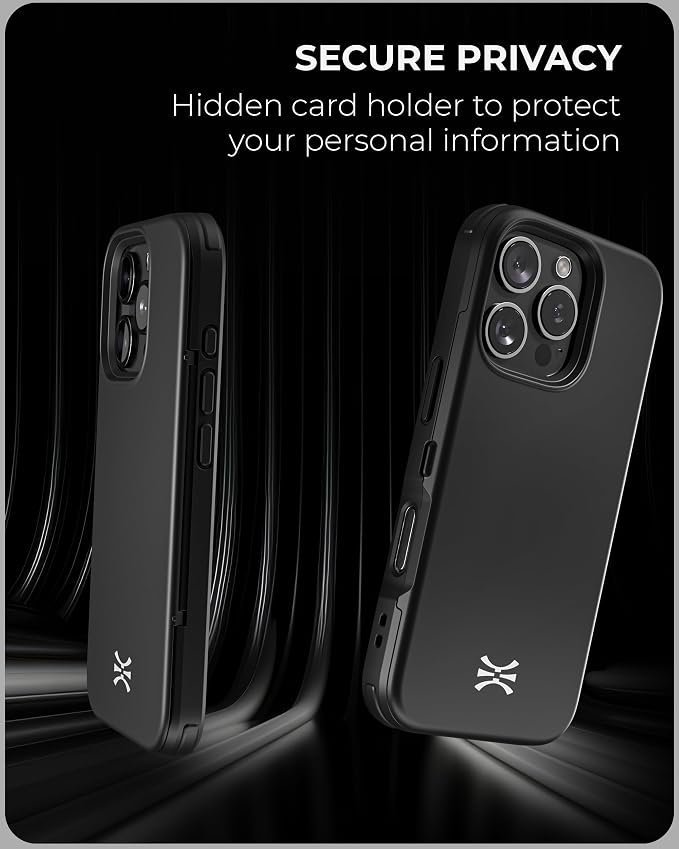 TORU CX Slim for iPhone 16 Pro Case Wallet | Protective Shockproof Heavy Duty - Image 4