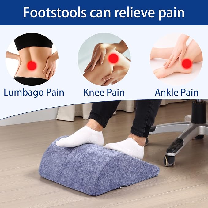 Foot Rest for Under Desk at Work Ergonomic Under Desk Footrest，Support Foot - Image 4