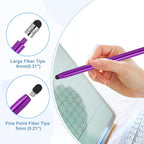 PATIKIL 5 Pcs Stylus Pens for Touch Screens, 2 in 1 High Sensitivity Universal - Image 3