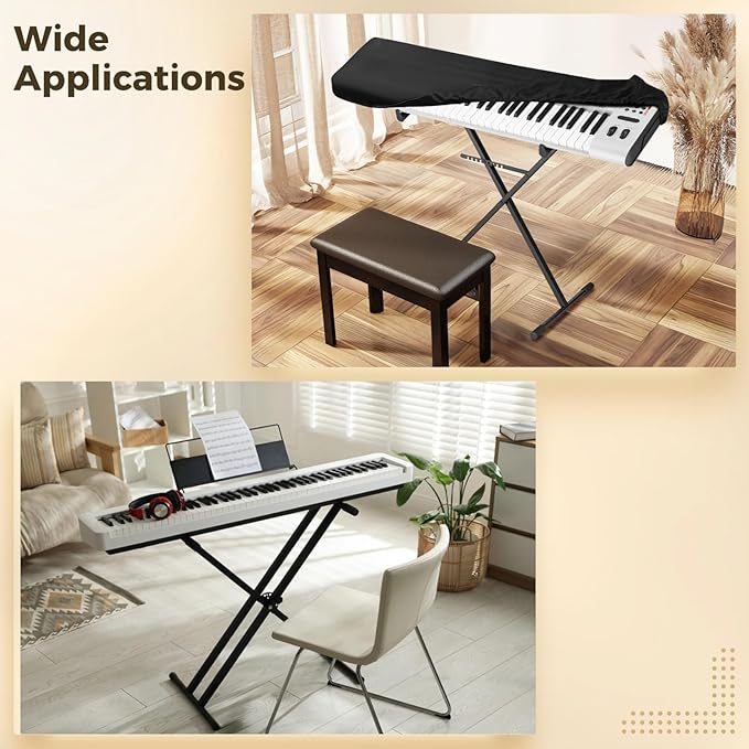 Piano Keyboard Dust Cover, 88 Key Electronic Piano Dust Cover, Waterproof Shield - Image 5