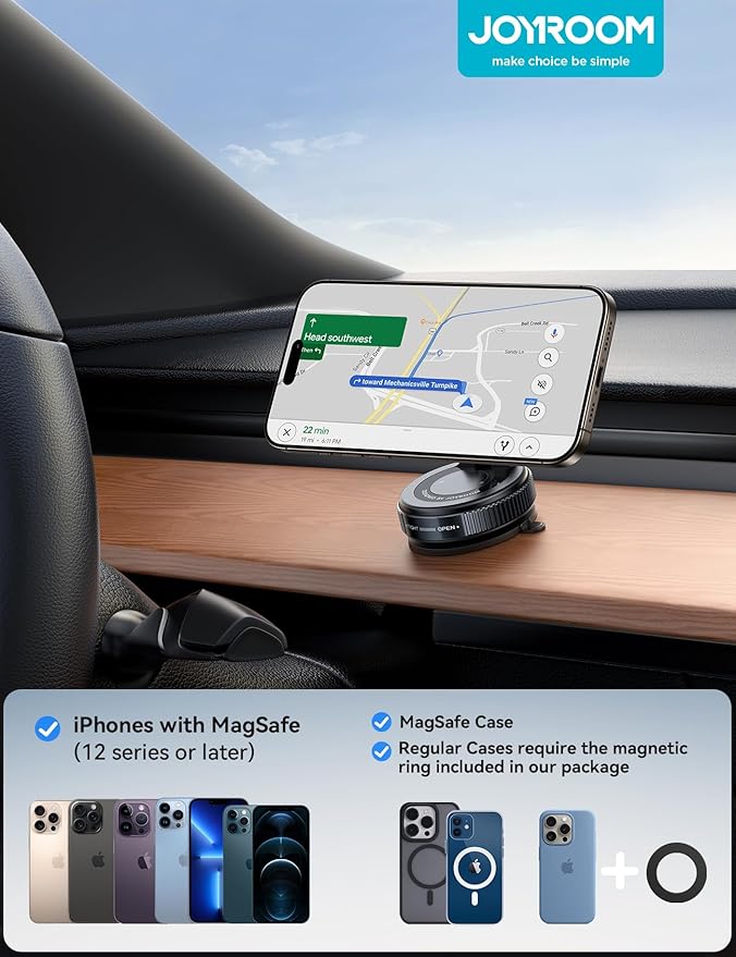 JOYROOM Vacuum Magnetic Phone Holder - Image 8