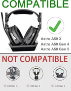A50X A50 Gen 4 2PCS Headband and Microphone Foam- defean Replacement Cushions - Image 2