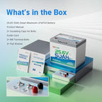 Redodo Bluetooth 24V 50Ah TM Low-Temp LiFePO4 Battery, Smart Lithium Battery - Image 9