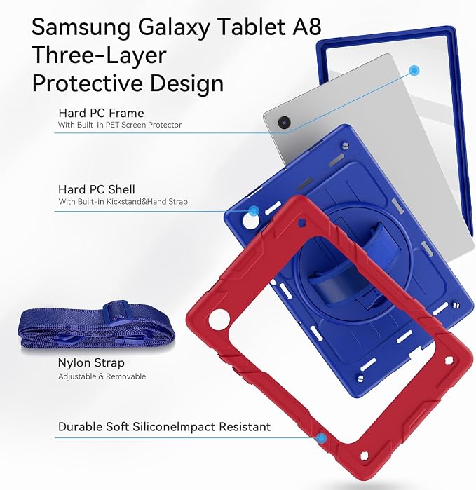 for Samsung Galaxy Tablet A8 Case 10.5 inch 2022 SM-X200/X205/X207 - Image 4