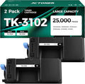 TK-3102 TK3102 Toner Cartridge Black 2-Pack High Yield Replacement Compatible by JCTONER