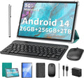 2025 Tablet, Android 14 Tablets 10 inch by Relndoo