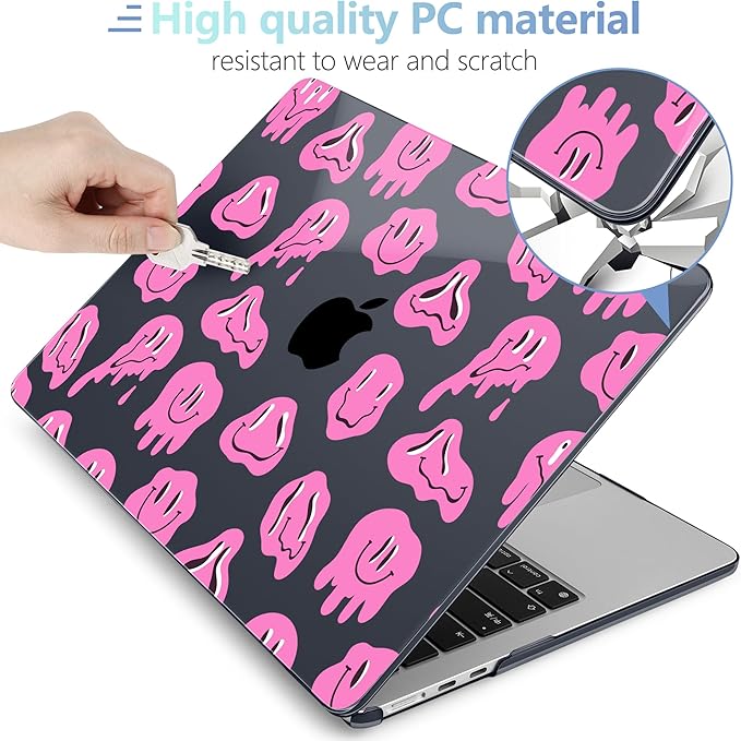 MEEgoodo Case for MacBook Air M4/M3/M2 13.6 inch 2025 2024 2022, Fit Model - Image 4