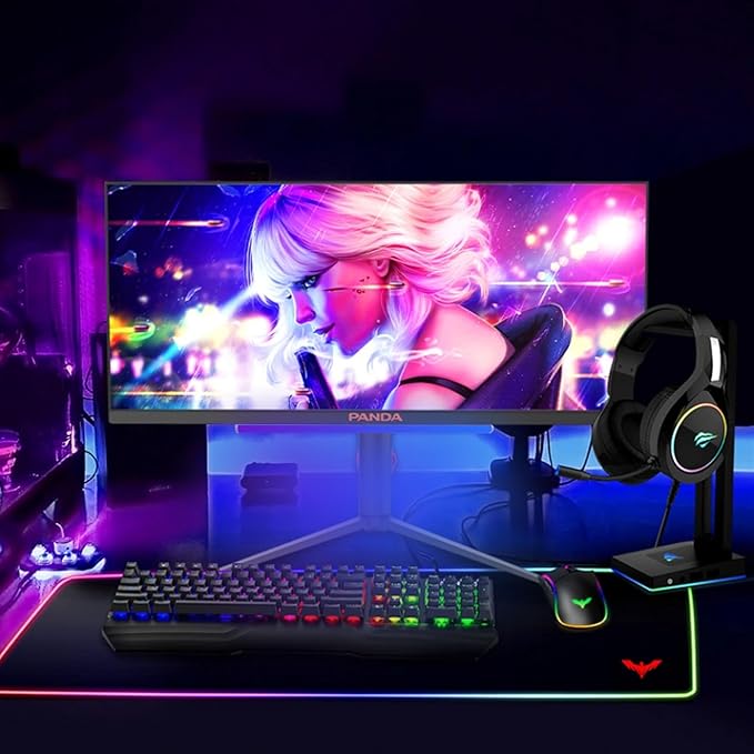 12" Under Monitor RGB Light Bar-Dense LEDs, 16 Million Hues, USB-Powered - Image 3
